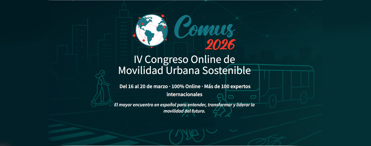 COMUS 2026 abordará los retos de la movilidad urbana